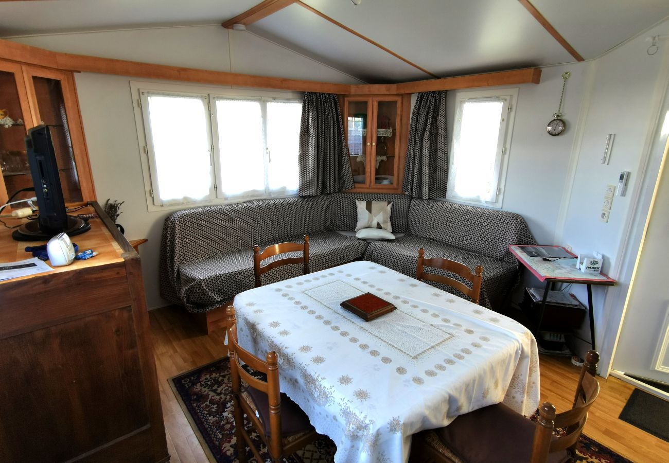 Mobile home à Talmont-Saint-Hilaire - Chalet bord de mer - Piscine chauffée