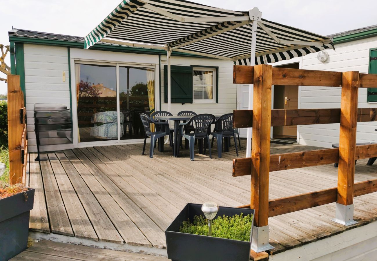 Bungalow à Brem-sur-Mer - L'Evasion - Mobil Home - Piscines chauffées