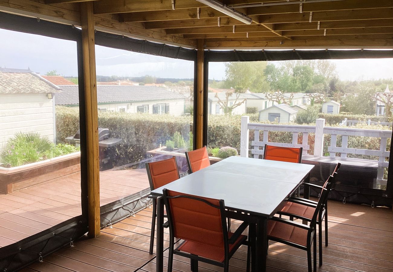 Mobile home à Brem-sur-Mer - Le Cocon des Dunes - Piscines chauffées